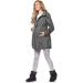 Be Mammy BE20-213 Maternity Jacket Size 14 in Grey - Stylish and Comfortable - Buy Online on GoSupps.com
