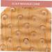Healvian 3ST Massage Comb - Portable Wooden Shampoo Brush for Professional Hair Care | Comfortable Hand Massage Hairbrush - Buy Online on GoSupps.com