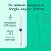 Quip Sonic Toothbrush for Adults - Electric with Timer Extra Brush Head & Travel Cover - Indigo Soft Bristle Toothbrush with 3 Month Battery Life - Buy Online on GoSupps.com