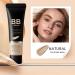 BB Cream BB Cream Foundation Tinted Mosituriser Face Women Full-Coverage Hydrating Foundation & Concealer Color Correcting Cream Blemishes Covering For All Skin Types (Natural) - Buy Online on GoSupps.com