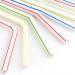 200 Bendable Disposable Drinking Straws - Flexible Straws - Bendy Straws Disposable - Plastic Straws Bendable - Classic Straws - Straws disposable- Straws Drinking Plastic Stripes