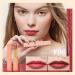Oulac Soft Matte Lipstick & Blush Duo - Red Peach Color | Cream to Powder Formula Enriched with Rose Oil | Vegan & Cruelty-Free | 3.6g (Y06) Red Velvet - Buy Online on GoSupps.com