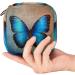 Vintage Butterfly Pattern Napkin Storage Bag - Portable Menstrual Pad Zipper Bag for Teens & Women - Buy Online on GoSupps.com