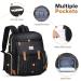 Tonyee Baby Diaper Backpack - Large Multifunctional Diaper Bag with Portable Changing Pad & Pacifier Holder for Moms & Dads - Stylish Black - Buy Online on GoSupps.com