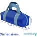 Diabetic Supply Bag for Insulin & Glucose Monitoring - Mini Duffle Bag Design - Blue - Buy Online on GoSupps.com