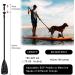 WONITAGO SUP Paddleboard Paddles - Aluminum Shaft, Nylon Blade, Adjustable 180-220 cm - Black - Buy Online on GoSupps.com