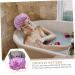 Hemoton 2pcs Satin Turban & Plastic Shower Cap Set for Women | Bath Hat & Hair Protector - PEVA Lined - Buy Online on GoSupps.com