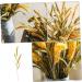 DECHOUS Simulated Ears of Corn Dry Flowers for Decoration Wheat Sheave Bundle Flower Fake Wheat Stalks Decoration for Home Decor for Home Artificial Plants Faux Plant Straw Manual Pu Golden 12X75CM - Buy Online on GoSupps.com