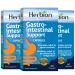 HERBION Naturals Gastro-intestinal Support Herbal Blend for Upset Stomach Relief Gastrointestinal Health and Function Occasional Acid Indigestion Healthy Intestinal Flora 60 Vegicaps - Pack of 3 180 Count (Pack of 3)