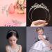 Shop Crown Princess Girl Tiara Set - 6 Piece Heart Shaped Crystal Wedding Headband for Birthday & Party - International Shipping Available - Buy Online on GoSupps.com