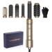6 in 1 hairstyler set airstyler warm air brush set negative ion hairstyler with a hair dryer round brush blow dryer smooth brush air styler thermal brush hair dryer set Christmas gifts gold