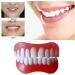 Fnkdor Red Artificial Dentures - Cosmetic False Teeth & Veneers | One Size Fits All - Buy Online on GoSupps.com