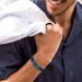 Vicmag Men Magnetic Bracelet Titanium Steel Double Row 3500 Gauss Wristband (Blue Black) - Adjustable with Gift Box - Buy Online on GoSupps.com