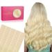 If-of-hearted tape extensions real hair 40PCs 80g 30cm 12 inch bleach blond hair extension real hair extensions tape invisible tape in extensions real hair extensions silky straight skin weft tape in 30cm-80g #613r bleach blonde