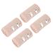 iwobi 4 Pcs Elastic Bandages Wrap Compressions Bandages Cotton Durable with Extra Metal Clips for Leg Knee Sprain Wrist Chest Body Medical Beige