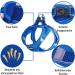 UVTQSSP Dog Harness for Small Dogs with Leash | Padded Puppy Harness in Dark Blue - Comfortable & Durable - Buy Online on GoSupps.com