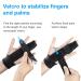 Adjustable Fracture Finger Splint for Trigger Finger - Metal Immobilizer Treatment for Sprains, Arthritis, Mallet Injury - Full Hand and Wrist Support - Medium Size - Buy Online on GoSupps.com