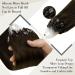 Laavoo Micro Loop Extensions - Real Hair Brown Microring Extensions | 50g 35cm Dark Brown #4 - Invisible 1g/s Hair Extensions - Buy Online on GoSupps.com