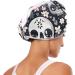Skull Flowers Hair Towel 2 Pack | Super Absorbent Quick Dry Hair Turbans for Women & Girls - Buy Online on GoSupps.com