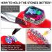 MOPRETTY Super Sticky Rhinestone Glue Set for Nail Art | Clear UV Gel with Painting Pen & Tweezer | 8ml x 2 Adhesive Builder Tips (UV Light Cure Needed) - Buy Online on GoSupps.com