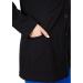 Healing Hands Lab Coat Women 3 Pocket Full Sleeve Mid-Length 5053 Faith The White Coat | XX-Large Plus Black - Buy Online on GoSupps.com