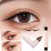 Poin on Effet Yeux | Pochoir Double Pointe pour Femme Aileron Yeux Gabarit Cosm tique Gel Cr meux S chage Rapide pour Cadeau Brun - Buy Online on GoSupps.com