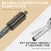 TANSHINE Curling Iron Brush 1.25 Inch Curling Thermal Brush Professional Anti-Scald Instant Heated Round Brush for Blowout Look Hair Curler Hot Brush Styler for Short Long Hair 1 1/4 Inch Curling Comb Grey - Buy Online on GoSupps.com