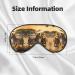Zebra Animal Print Unisex Sleeping Eye Mask - Soft Comfortable Light-Blocking Sleep Mask for Better Rest - Buy Online on GoSupps.com