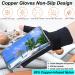 Copper Compression Gloves for Arthritis Pain Relief - 2 Pairs (Large/X-Large) - Hand Support for Carpal Tunnel, Joint Swelling, Rheumatoid - Fingerless Design for Typing - Men and Women - Buy Online on GoSupps.com