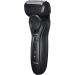 Panasonic ES-RT37 Wet and Dry Rechargeable Electric 3-Blade Shaver for Men (100-240 V) Black Single