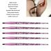 5pcs Lip & Eye Makeup Brush Set - Glitter Long Handle Professional Lip Brush Soft Hair Applicators for Lipstick & Eyeshadow - Buy Online on GoSupps.com