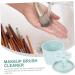 minkissy cleanser makeup brush make up brush cleaner pad make up sponge cleaner make up brush cleaning pad brush cleaner mat detergent Storage rack cleaning box pp washer self made - Buy Online on GoSupps.com