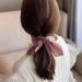 JIRIS Satin Silk Hair Scrunchies Bunny Ear Bow Set - 6 Pcs Elastic Hair Ties for Women - Accessories - Buy Online on GoSupps.com