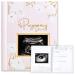 Pregnancy Journal, Pregnancy Announcements - 80 Pages Hard Cover Pregnancy Book For Mom To Be Gift - Pregnancy Gifts For New Moms - First Time Expecting Mom Gift - Baby Album And Memory Book (Blossom)