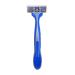 100 Disposable Triple Blade Shaving Razors - Wholesale Box of 100 Disposable Razors - 3 Stainless Steel Blades w/Teflon Coating and Pivoting Head