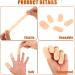 20 PCS Gel Finger Cots with Air Holes - Silicone Finger Protectors for Dry Skin, Cracking, Eczema, Arthritis - 2 Sizes Available - Buy Online on GoSupps.com