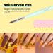 Beetles Nail Art Brushes Set - DIY Manicure Tools for Gel Polish Designs with Nail Extension, Builder Gel, Liner, and Dotting Pen - Salon Quality Gray Brushes (6pcs) - Buy Online on GoSupps.com