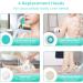 McBazel Electric Body Brush - Rechargeable Silicone Spin Skin Scrubber with 4 Heads, 2 Speeds, Waterproof, USB Charging - Long Handle Back Brush for Deep Cleaning and Relaxation - Women & Men - Buy Online on GoSupps.com