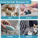 Hinotori Pet Hair Remover Brush - Dog & Cat Hair Comb for Furniture, Clothing, Car & Bed - Dark Blue - Buy Online on GoSupps.com