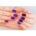Townley Girl 96 Pcs Stick on Nails Set | Glitter-Glamup & Metallic Press- On Nail Sets for Girls | Self-Adhesive Artificial Nails Pink - Buy Online on GoSupps.com
