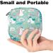 Shop Cute Unicorn Menstruation Pad Bag with Zipper | Women's Napkin & Tampon Collection Bags - Fun & Stylish Design - Buy Online on GoSupps.com
