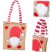 Abaodam Christmas Bag Packaging Bags Grocery Shopping Bag Christmas Decoration Bag Christmas Bag Cloth 21.00X18.00X7.50CM Picture 3 - Buy Online on GoSupps.com