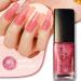 Glitter Nail Polish Long-Lasting Quick-Drying Nail Polish with Natural Ingredients - 13 ml Shimmer Pink Glitter Nail Polish - DIY Nail Art Manicure (011) - Buy Online on GoSupps.com
