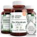 Natural Nutra Zinc Picolinate 30 mg Double Strength Raw and Pure Highly Bioavailable Supplement for Growth Immune and Thyroid Support 100 Capsules 100 Count (Pack of 1)
