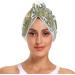 Tropical Leaves Dry Hair Cap - 2 Piece Quick Drying Towel Set with Button Headband | Super Absorbent & Soft Comfort for International Shipping - Buy Online on GoSupps.com