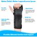 AOOWU Adjustable Wrist Support Brace with Metal Splint - Pain Relief for Carpal Tunnel, Sprains, Tendonitis - Breathable Design - L Left - Buy Online on GoSupps.com