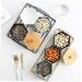 Zerodeko 1set Compartment Platter Trays for Food Serving Compartments Glass Snack Platter Dish Pickles Nordic - Buy Online on GoSupps.com