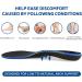 3ANGNI Orthotic Insoles for Plantar Fasciitis, Flat Feet, and Heel Pain - Arch Support, Orthopedic Inserts for Pronation Valgus - Men 8-8.5 / Women 10-10 - Comfortable Cushioning Insert - Buy Online on GoSupps.com