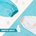 Little Dimsum Long Sleeved Waterproof Weaning Bib Set with Large Pocket - Eggs&Carrots Design | Toddler Feeding Apron for 6-36 Months - Buy Online on GoSupps.com