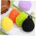 5pcs Exfoliating Bath Sponge Set - Cute Shower Scrubber for Body Washing & Skin Cleaning - Buy Online on GoSupps.com